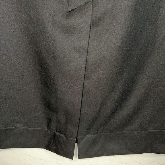 Club Monaco Black Button Front Pencil Skirt Size 12 - Picture 6 of 10